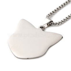 Non-Tarnish 201 Stainless Steel Pendant Necklaces&nbsp;NJEW-K253-06P