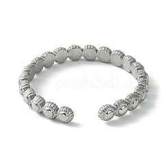 Non-Tarnish 304 Stainless Steel Open Cuff Ring&nbsp;RJEW-L110-047P