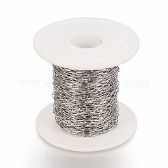 Tarnish Resistant 304 Stainless Steel Paperclip Chains&nbsp;CHS-F010-01I-P