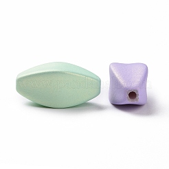 Rubberized Style Acrylic Beads&nbsp;OACR-F005-03A