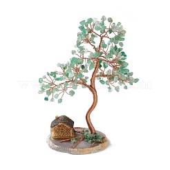 Natural Green Aventurine Tree Display Decoration&nbsp;DJEW-G027-04RG-03