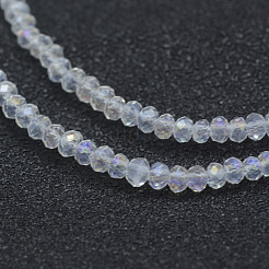 Electroplate Glass Beads Strands&nbsp;X-EGLA-J144-AB-A01