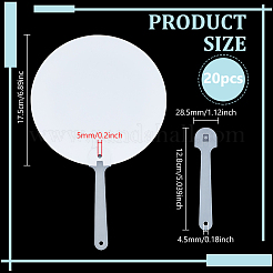 DIY Sublimation Blank Fans&nbsp;DIY-WH0349-421A