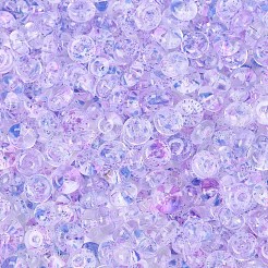 Baking Paint Transparent Glass Beads&nbsp;DGLA-T004-07F
