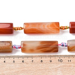 Natural Red Agate Beads Strands&nbsp;G-P605-J01-01