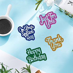2 Styles Word Cutting Dies Stencils&nbsp;DIY-CP0011-96