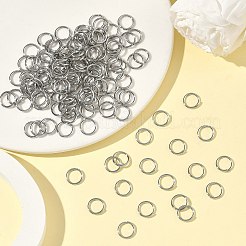 Non-Tarnish 304 Stainless Steel Open Jump Rings&nbsp;X-STAS-E067-08-10mm