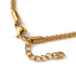 Ion Plating(IP) 304 Stainless Steel Link Chain Bracelets & Necklaces&nbsp;SJEW-F220-01A-G