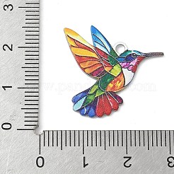 Printed 304 Stainless Steel Pendants&nbsp;STAS-U056-02P