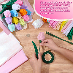 DIY Tulip Twist Stick Making Kits&nbsp;AJEW-SC0032-04