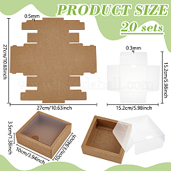 Foldable Square Paper Storage Gift Boxes&nbsp;CON-WH0110-42B-03