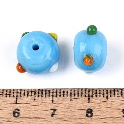 Handmade Lampwork Bumpy Beads&nbsp;LAMP-ZX003-07-04