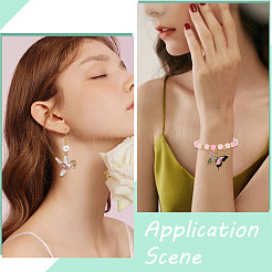 20Pcs 5 Styles Alloy Enamel Pendants&nbsp;ENAM-SC0005-78