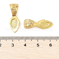 Rack Plating Brass Pinch Bails&nbsp;KK-Z068-02G