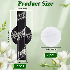 Iron Self Adhesive Flower Vases&nbsp;AJEW-WH20020-431A
