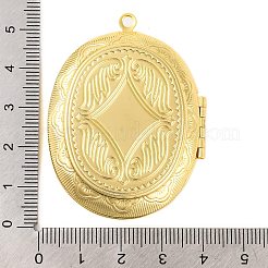 Rack Plating Brass Locket Pendants&nbsp;KK-K277-09G