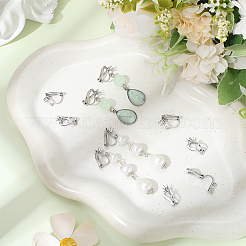 80Pcs 316 Stainless Steel Clip-on Earring Findings&nbsp;STAS-BBC0007-36