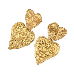 304 Stainless Steel Stud Dangle Earrings for Women&nbsp;EJEW-JE07475-03