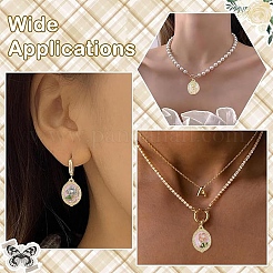 8Pcs 8 Styles Alloy Enamel Pendants&nbsp;ENAM-YW0006-53