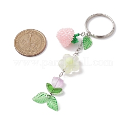 Acrylic & Lampwork & Glass Keychain&nbsp;KEYC-MZ00005