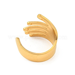 304 Stainless Steel Open Cuff Rings&nbsp;LS-RJEW-G307-01B