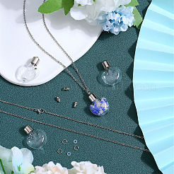 DIY Wish Bottle Necklace Making Kit&nbsp;GLAA-SC0001-82