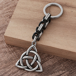 304 Stainless Steel Triqueta Keychains&nbsp;LS-GS1230
