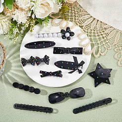 Zinc Alloy & Iron & Resin Alligator Hair Clips&nbsp;PHAR-SP0001-05