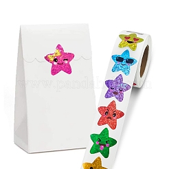 Plastic Laser Star Reward Sticker Rolls&nbsp;PW-WG60442-01