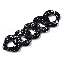 Spray Painted CCB Plastic Linking Rings&nbsp;LS-CCB-Q091-019B