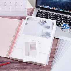 8Pcs PP Notebook Index Divider Sheets&nbsp;DIY-GA0009-52B