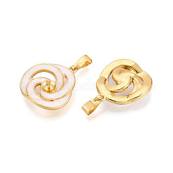 Brass and Enamel Peg Bails&nbsp;LS-KK-T079-10G