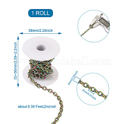 304 Stainless Steel Cable Chains&nbsp;CHS-TA0001-12