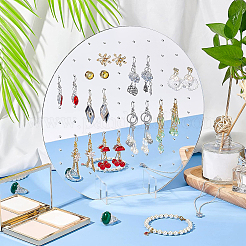 Acrylic Necklace Displays Stands&nbsp;NDIS-WH0001-06