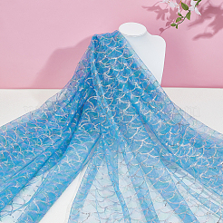 Polyester Mesh Fabric&nbsp;DIY-WH0308-683B