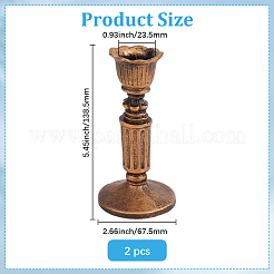 Resin Candelabrum&nbsp;DJEW-WH20023-001B