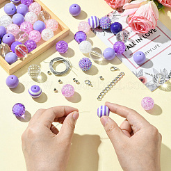 DIY Bubblegum Jewelry Set Making Kits&nbsp;DIY-CJC0009-08A