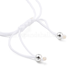 3Pcs Nylon Thread Braided Bead Bracelets&nbsp;BJEW-JB11212