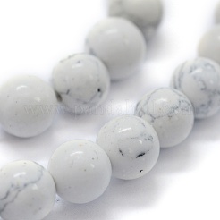 Synthetic Turquoise Beads Strands&nbsp;G-P386-01-8mm