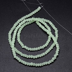Faceted Rondelle Glass Beads Strands&nbsp;X-GLAA-M028-2mm-B05