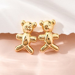 Brass Stud Earrings&nbsp;EJEW-R016-24G