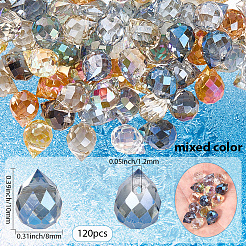 120Pcs Electroplated Glass Beads&nbsp;EGLA-SP0001-29