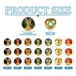140Pcs 7 Colors Electroplate Glass Beads&nbsp;GLAA-TA0002-65