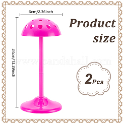 Plastic Wig Display Stands&nbsp;ODIS-WH0099-302B