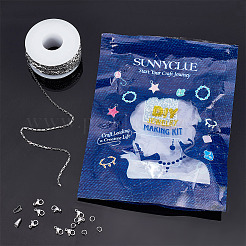 DIY Chain Bracelet Necklace Making Kits&nbsp;DIY-SC0020-21P