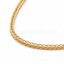 925 Sterling Silver Wheat Chains Necklace for Women&nbsp;STER-I021-03B-G