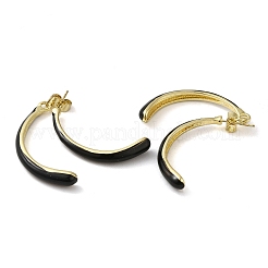 Alloy Enamel Stud Earrings&nbsp;EJEW-A047-02B