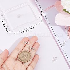 6Pcs 3 Size 925 Sterling Silver Ice Pick Pinch Bails&nbsp;STER-CN0001-18