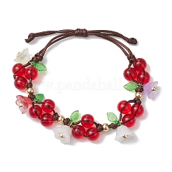 Adjustable Polyester Cord Braided Bracelets for Women&nbsp;BJEW-JB11337