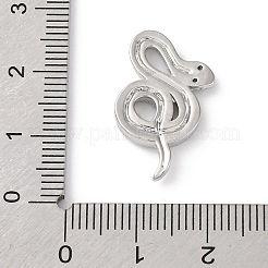 Brass Pave Clear Cubic Zirconia Pendants&nbsp;KK-V016-16P